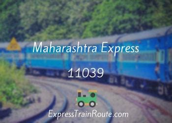 maharashtra express live|maharashtra express 11039 running status.